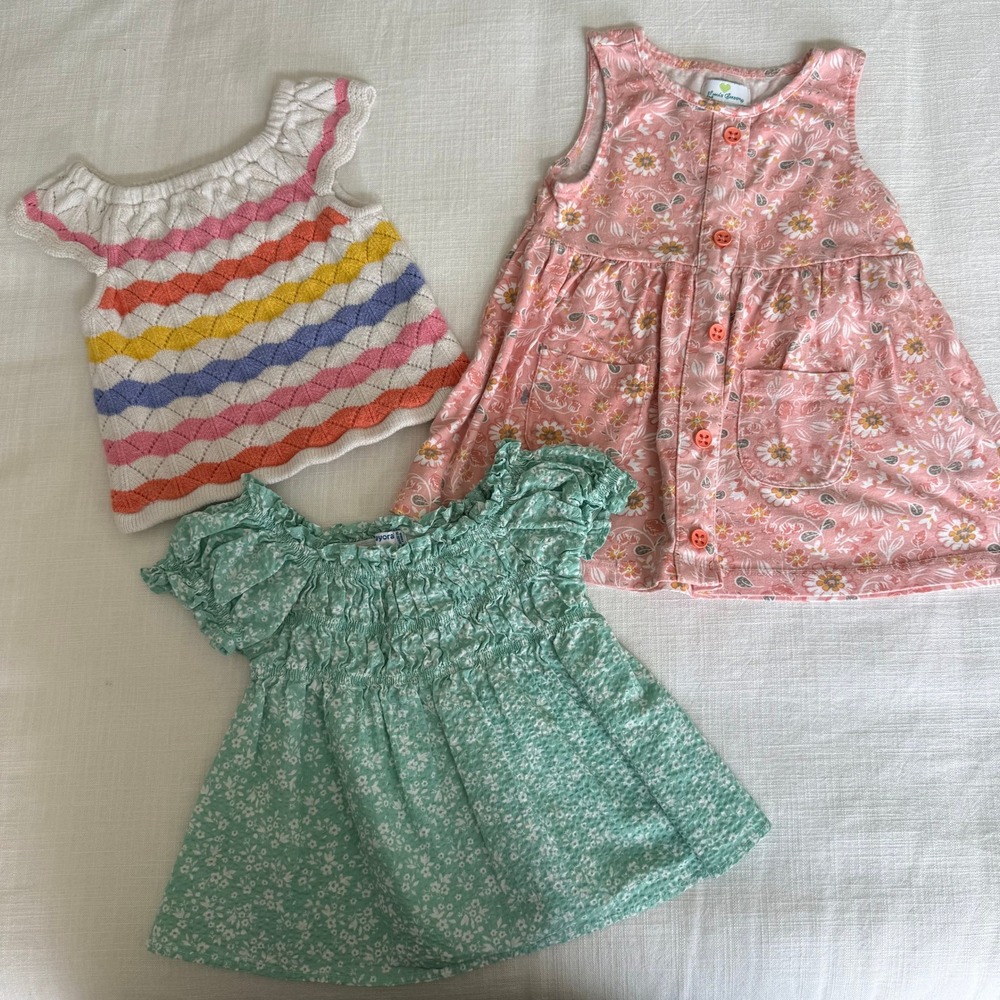 Girls Toddler Summer Clothes Lot 3T Janie and Jack H&M Disney 11pc Bundle - Picture 6 of 9
